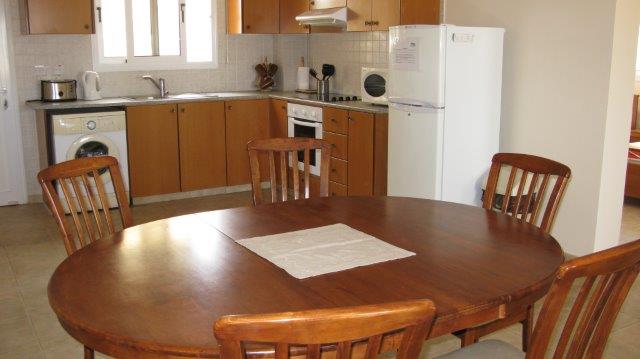 Dining and kitchen area